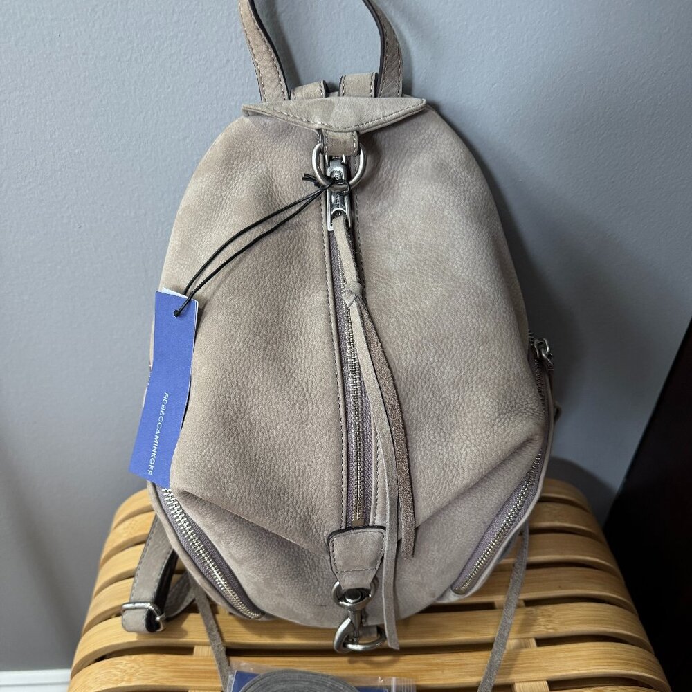NWT: Gorgeous Soft Suede Rebecca Minkoff Julian backpack (Medium)